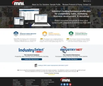 MniStore.com(MNI® Industrial Business Databases) Screenshot
