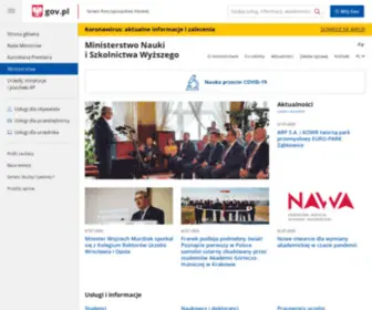 Mnisw.gov.pl(Strona główna ) Screenshot