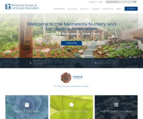 Mnla.biz(Minnesota Nursery & Landscape Association (MNLA)) Screenshot