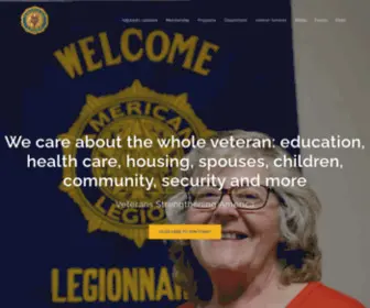 Mnlegion.org(Serving veterans) Screenshot