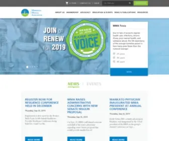 Mnmed.org(Minnesota Medical Association) Screenshot