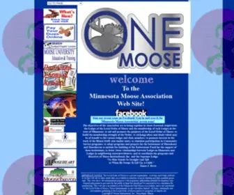 Mnmoose.com(Minnesota Moose Association) Screenshot