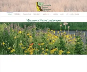 Mnnativelandscapes.com(Minnesota Native Landscapes) Screenshot