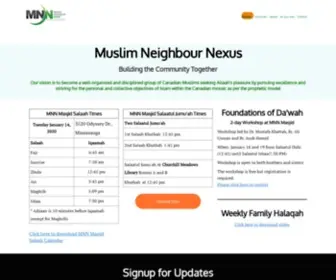 Mnnexus.ca(Building the Community Together) Screenshot