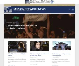 Mnnonline.org(Mission Network News) Screenshot
