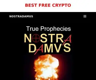 Mnostradamus.com(NOSTRADAMUS aka Dr) Screenshot