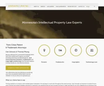 Mnpatentlaw.com(Johnson & Phung) Screenshot