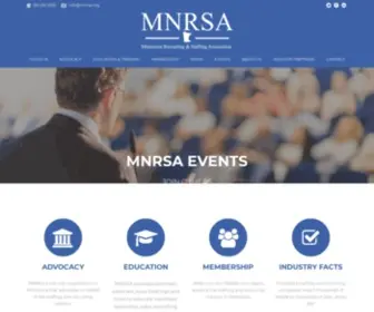 MNrsa.org(Minnesota Recruiting and Staffing Association) Screenshot