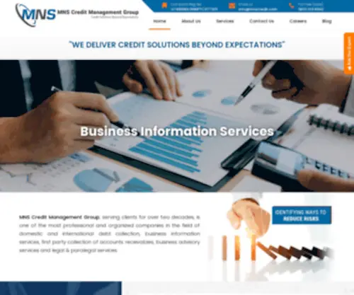 MNScredit.com(MNS Credit Management Group (P) Ltd) Screenshot