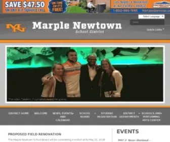 MNSD.org(Marple Newtown School District) Screenshot