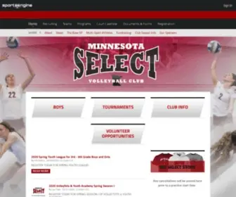 Mnselect.com(MN Select Volleyball) Screenshot