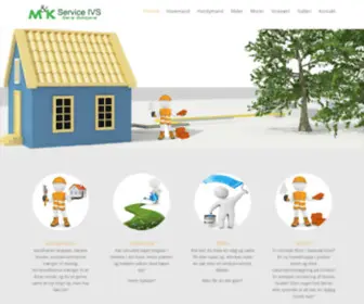 Mnservice.dk(This homepage is hosted by ML Hosting) Screenshot