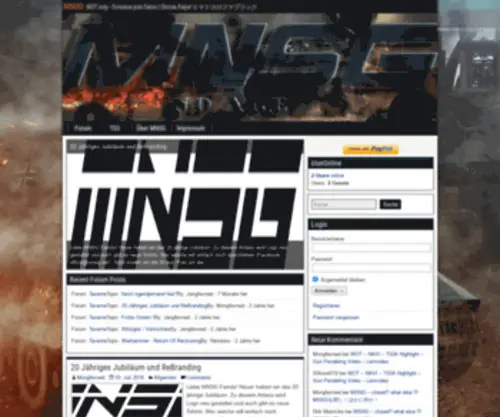 MNSG.net(Herzlich Willkommen) Screenshot