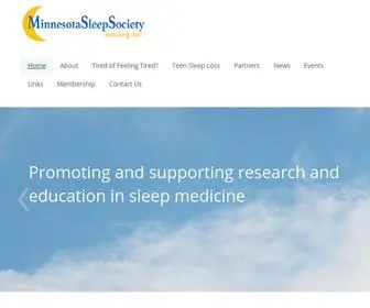 MNsleep.net(Minnesota Sleep Society) Screenshot