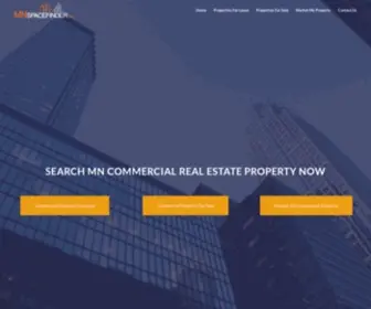 MNspacefinder.com(Minneapolis Commercial Real Estate) Screenshot