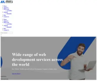 MNstechnoweb.com(Web and Mobile App Development) Screenshot