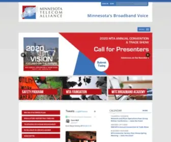 Mnta.org(Minnesota Telecom Alliance) Screenshot