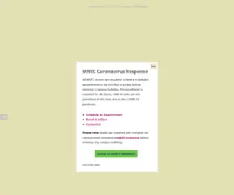 MNTC.edu(Continuing Education & Vocational Training Oklahoma) Screenshot