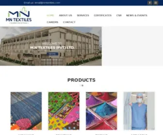 Mntextiles.com(MN Textiles) Screenshot
