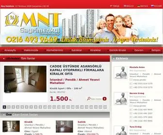 MNtgayrimenkul.com(Mnt Gayrimenkul) Screenshot