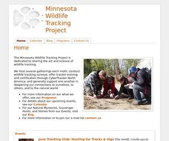 MNtracking.org(Minnesota Wildlife Tracking Project) Screenshot