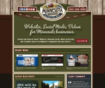 Mnwebco.com(The Minnesota Website Company) Screenshot