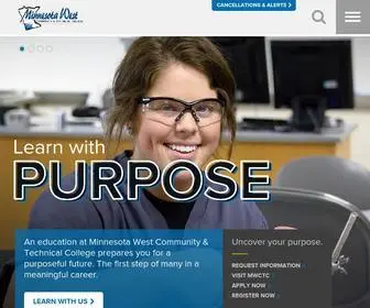 Mnwest.edu(Minnesota West Community and Technical College Learn with Purpose) Screenshot