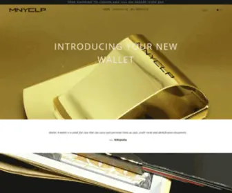 MNYCLP.com(Supplying Money Clip/Wallets to the World) Screenshot