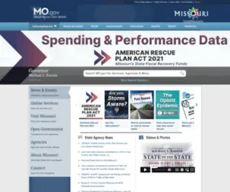 MO.gov(State of Missouri Website) Screenshot