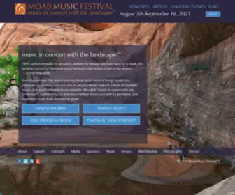 MoabmusicFest.org(Moab Music Festival) Screenshot