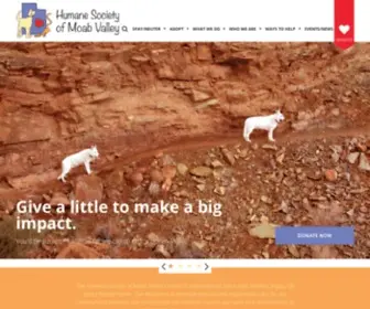 Moabpets.org(Humane Society of Moab Valley) Screenshot