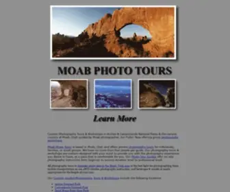 Moabphototours.com(Moab Photo Tours & Photography Workshops) Screenshot