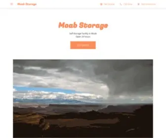 Moabselfstorage.com(Moab Storage) Screenshot