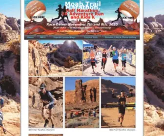 Moabtrailmarathon.com(Moab Trail Marathon) Screenshot