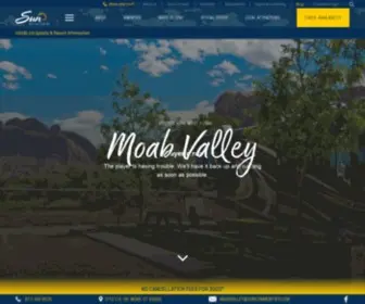 Moabvalleyrv.com(Moab Valley RV Resort & Campground) Screenshot