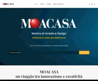 Moacasa.com(Si terrà a Ottobre l'appuntamento con MOACASA) Screenshot