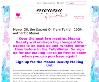 Moanabeauty.com(Moanabeauty) Screenshot