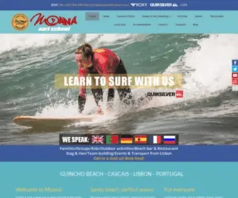 Moanasurfschool.com(Moana Surf School) Screenshot