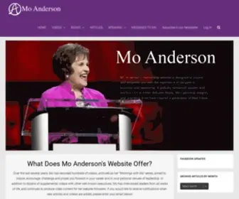 Moanderson.com(Mo Anderson) Screenshot