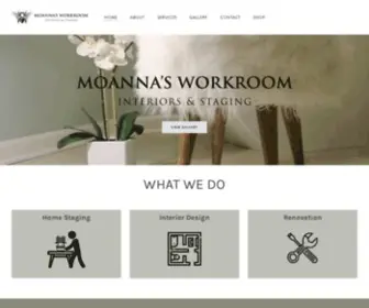 Moannasworkroom.com(MOANNA'S WORKROOM) Screenshot