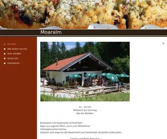 Moarhof-Inzell.de(Moaralm Inzell) Screenshot