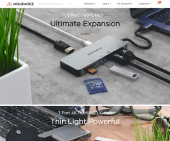 Moarmouz.com(USB-C Hubs, MacBook Accessories, iPad Covers) Screenshot