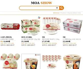 Moashow.com(쇼핑몰) Screenshot