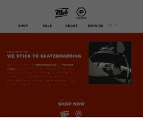 Mob-Skateboards.com(MOB Shop) Screenshot