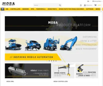 Moba-Platform.com(MOBA products for system engineers mobile automation smart bin identification load control) Screenshot