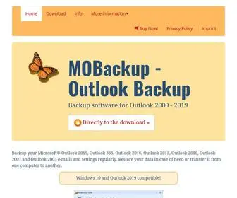 Mobackup.com(Outlook Backup with MOBackup) Screenshot