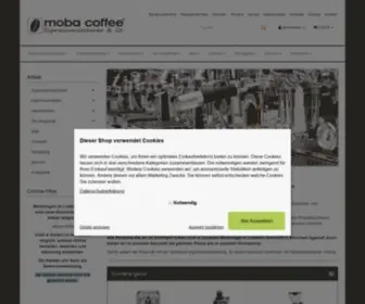 Mobacoffee.de(Moba Coffee: das Espressomaschinen Fachgeschäft in München) Screenshot