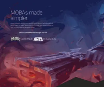 Mobacompanion.com(Builds and Guides for your Favorite MOBAs) Screenshot