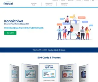 Mobalrental.com(Japan SIM Cards & World Phones From Mobal) Screenshot