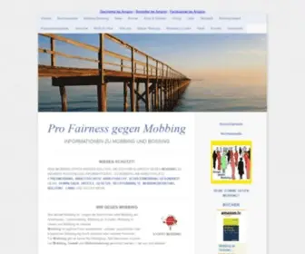 Mobbing-Web.de(Mobbing Informationen Hilfe für Arbeitnehmer) Screenshot